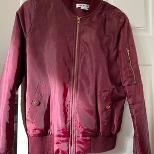 Burgundy Red Jacket Puffer Size XS extra small